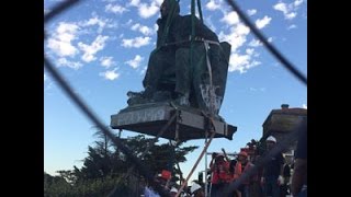 Watch the historic moment Rhodes statue fell at UCT