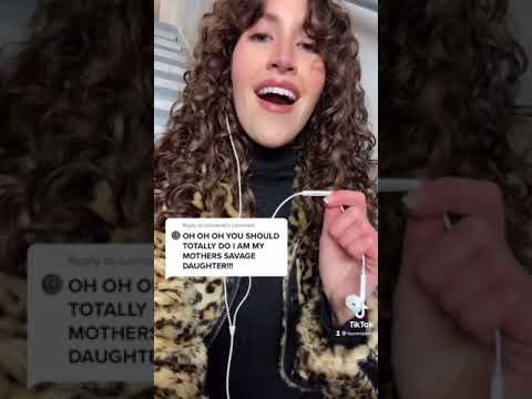 MOTHER'S SAVAGE DAUGHTER in a stairwell