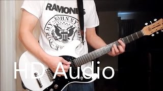 Ramones – I Don’t Want To Grow Up (Guitar Cover), Barre Chords, Downstroking, Johnny Ramone