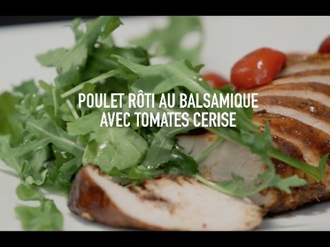 Panasonic CIO - Poulet rôti au balsamique avec tomates cerise