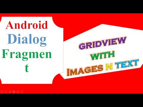 Android DialogFragment With Custom GridView