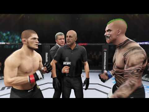 Khabib vs. Giant Nubbler - EA Sports UFC 2 - Eagle Fights 🦅