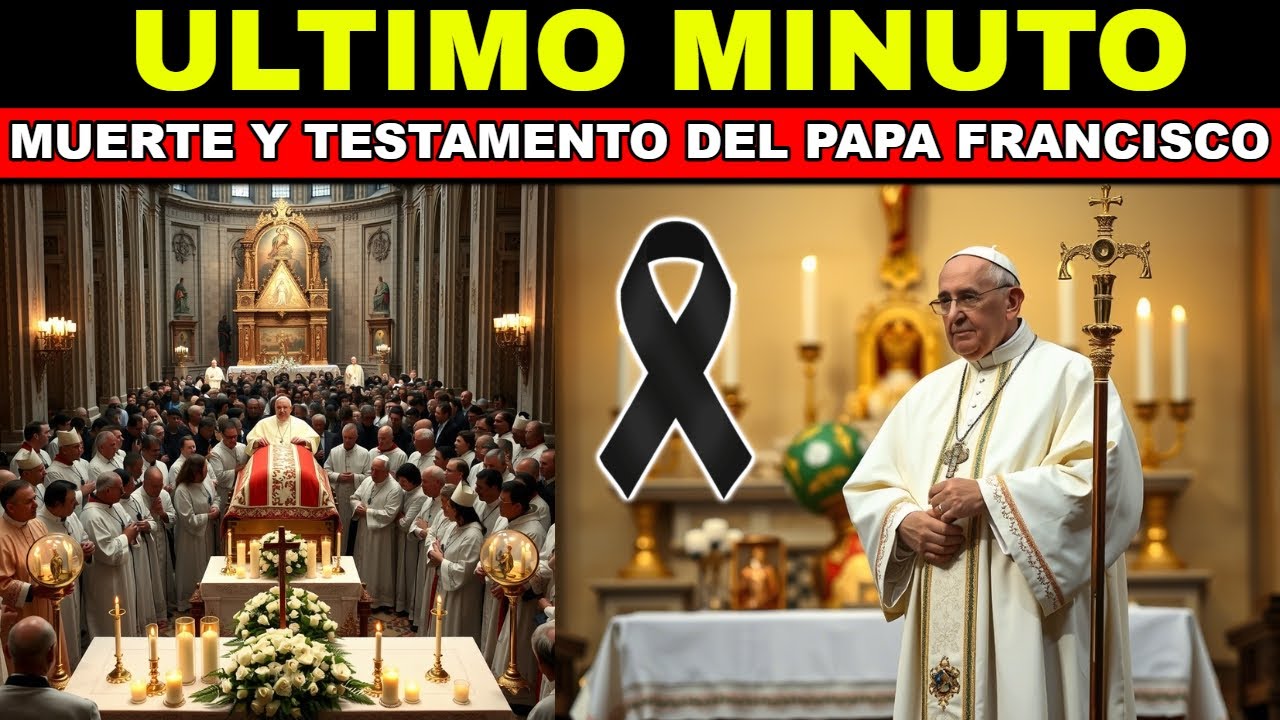 URGENTE: PAPA FRANCISCO IMPACTANTE REVELACIÓN DE SU TESTAMENTO SALE A LA LUZ, QUIEN SERA EL SUCESOR?