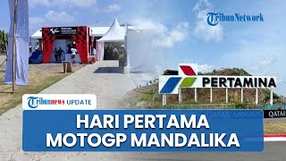 Suasana Hari Pertama MotoGP Mandalika 2024, Tribun Penonton Masih Lenggang, Cuaca Terpantau Terik