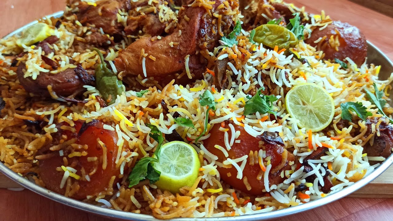 الزربيان العدني بالدجاج