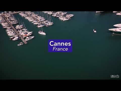 Flying over Cannes (France)