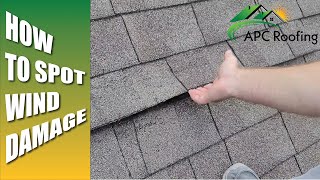 ROOFING SECRETS! How to spot wind damage