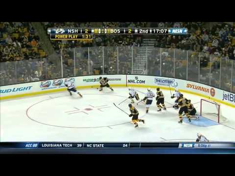 2014 12 23 Nashville Predators vs. Boston Bruins