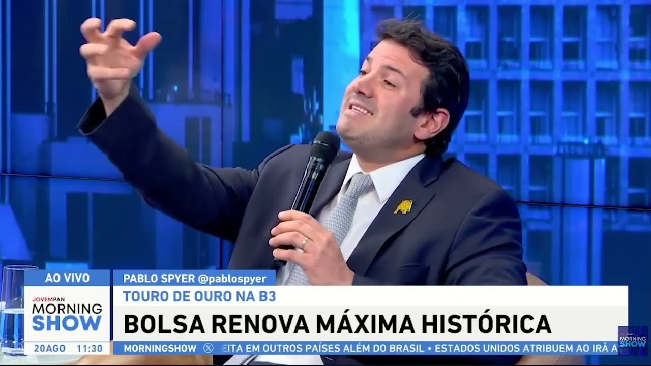 Ibovespa renova nova máxima histórica, novo Touro de Ouro: Pablo Spyer no Morning Show agora!