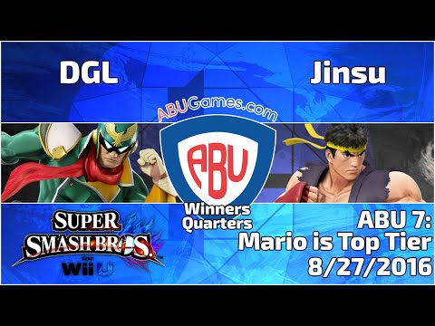 ABU Monthly 7: DGL (Captain Falcon ) vs. Jinsu (Ryu) - Smash 4 Singles Winners Quarters