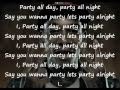 Wiz Khalifa - No Sleep (Lyrics on Screen) 