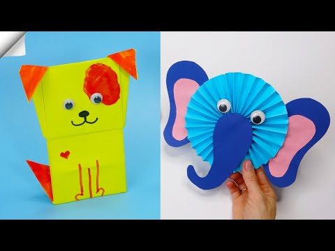 Fun and easy paper game 6 moving paper toys