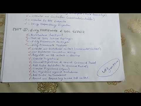 PART 2 overview of a .NET CORE 3.1 MVC REST API