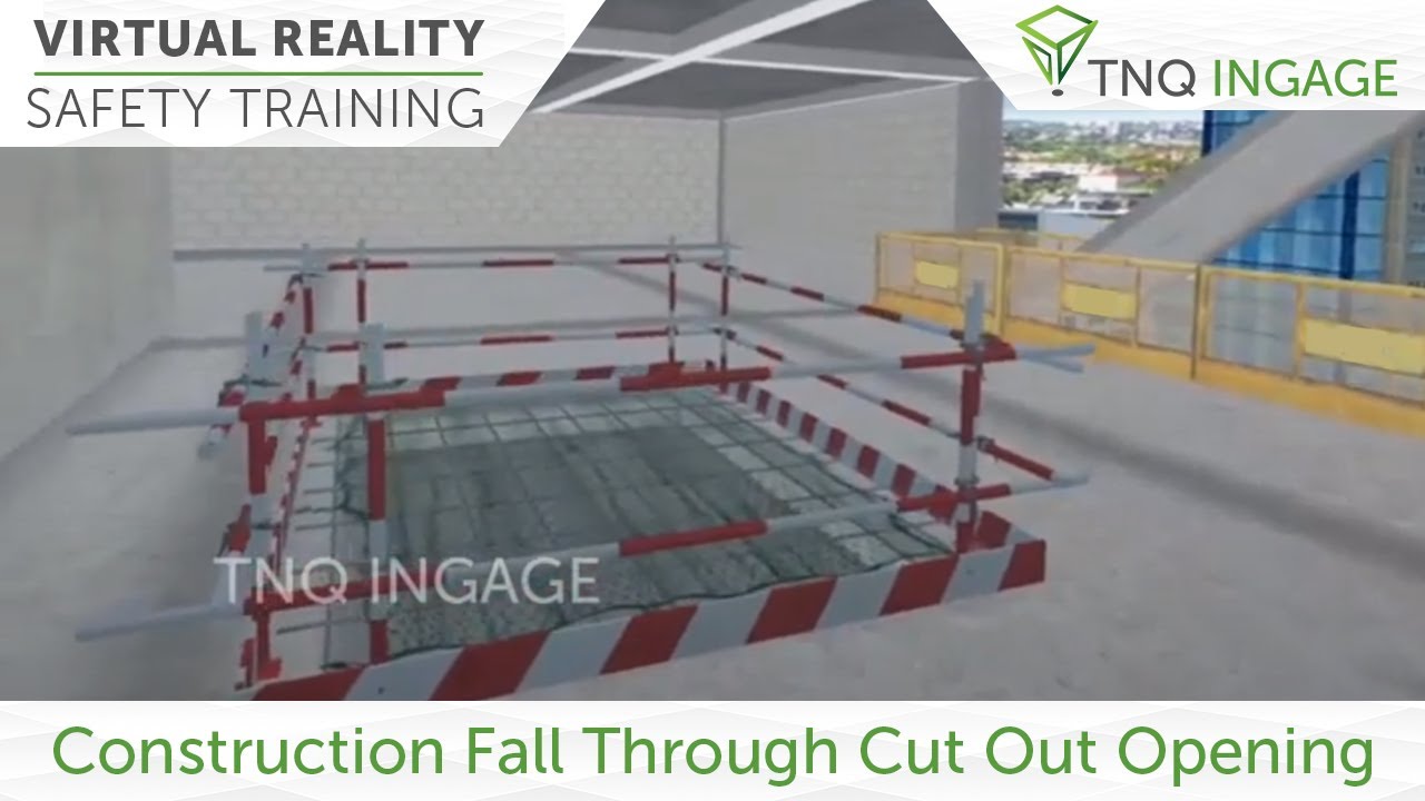 Virtual Reality Construction Safety Training - Construction Fall Through Cut Out Opening
