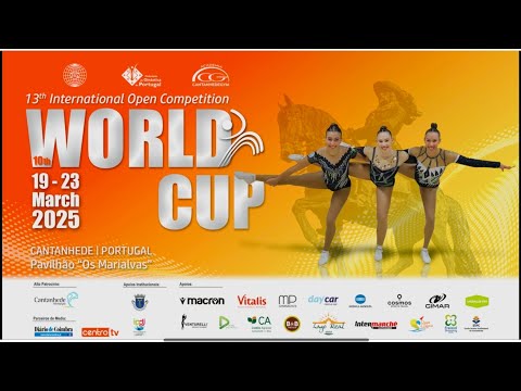 Finals: Trio 10th Cantanhede FIG Aerobic Gymnastics World Cup 2025 #aerobicgymnastics #worldcup