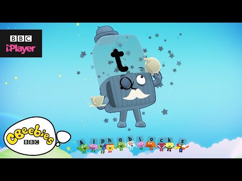 Learn letter "t" with the Alphablocks Magic Words | CBeebies