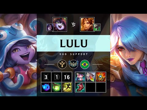 Lulu Support vs Leona - BR Challenger Patch 25.S1.3