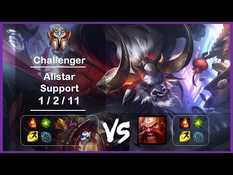 KR Challenger Replays Support Alistar vs Gragas Ep.2775