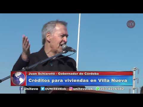 Schiaretti habilitó la repavimentación de la ruta entre Villa Nueva y Sanabria