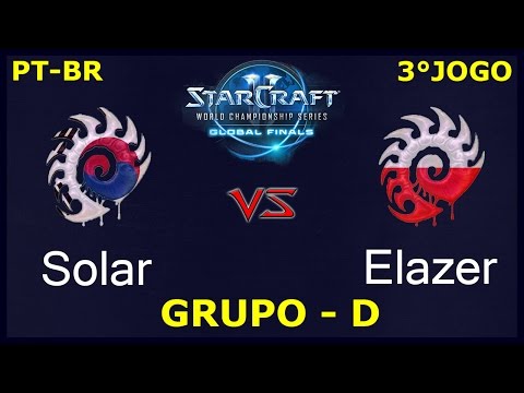 StarCraft 2 - Solar vs. Elazer J3 - (ZvZ) - Grupo D - WCS Global Finals 2016 [PT-BR]