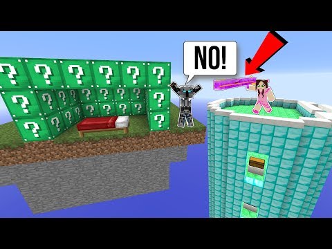 INSANE MODDED Minecraft Bedwars - Lucky Block Madness!