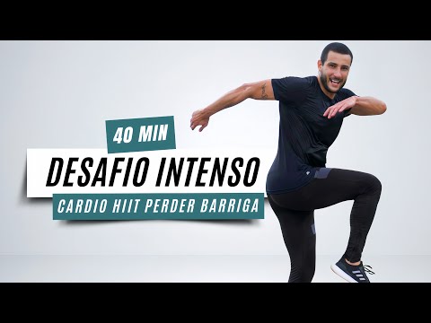 Desafio Cardio HIIT - SUPER INTENSO (40min) - em casa e sem equipamentos
