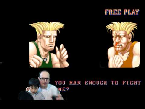 Casual playing SFII' CE Ryu and Dhalsim