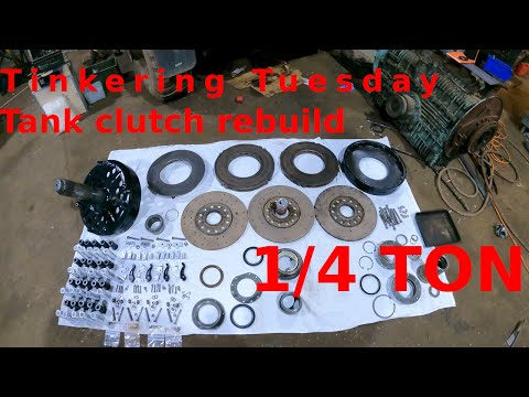 1/4 ton Tank Clutch Rebuild British Army Centurion MBT - Tinkering Tuesday