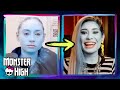 Hair Makeup Transformation W Monster High The Movie Cast Monster High