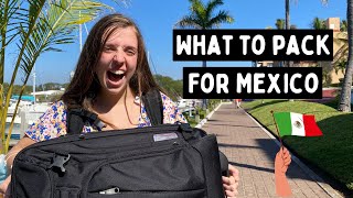 What to Pack for a Vacation in Mexico