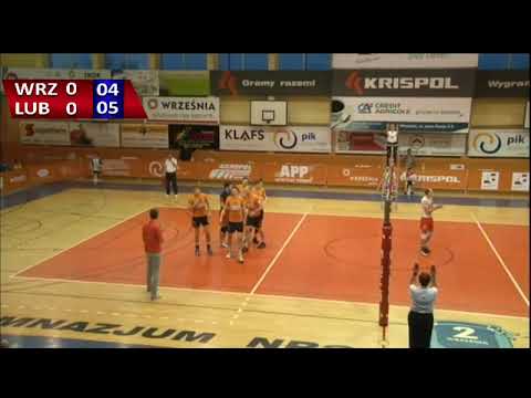 Krispol Września - Cuprum Lubin, I-liga Siatkarzy 2014