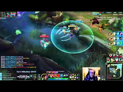 Bjergsen stream 600+ armor Malphite wombo combo