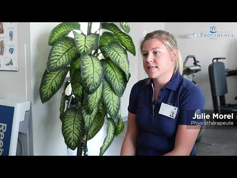 <p><strong>Julie Morel<br />
Physiotherapeutin<br />
Hôpital de La Providence</strong></p> <p><strong>Julie Morel<br />
Physiotherapeutin<br />
Hôpital de La Providence</strong></p>