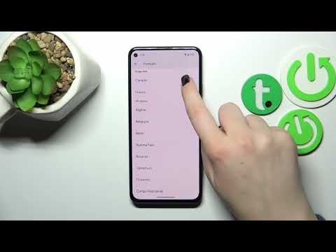 How to Change the System Language on the GOOGLE Pixel 5a - Modify Interface Language