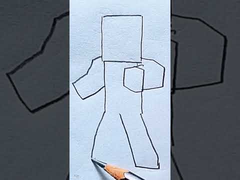 How To Draw Entity 303 | Minecraft !! Like And Subscribe || #shorts