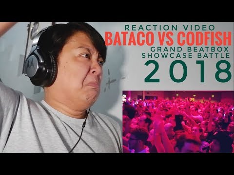 REACTION | BATACO vs CODFISH | Grand Beatbox SHOWCASE Battle 2018 | SEMI FINAL
