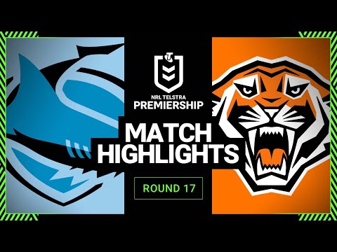 NRL Highlights | Cronulla-Sutherland Sharks v Wests Tigers | Match Highlights | Round 17, 2013 | NRL