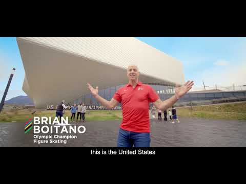 Brian Boitano tours the U.S. Olympic & Paralympic Museum  -- on skates!