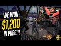 WE WON 1 200 DOLLARS PLAYING PUBG FIRST TO WIN ZOMBIE SURVIVAL IN NORTH AMERICA