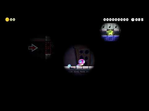 ON/OFFの館が真っ暗なのに驚きの白さに ! ? by ドゥル - Super Mario Maker 2 - No Commentary 1cd