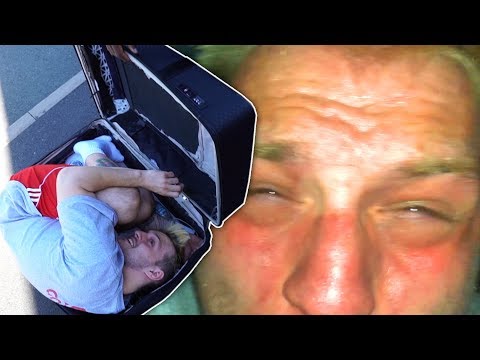 I Carried My Friend In A Suitcase For An Entire Day & He Went INSANE