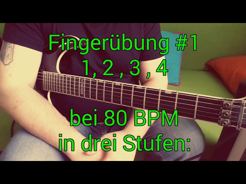 Fingerübung #1 🎶| Gitarre 🎸|Anfänger 👤