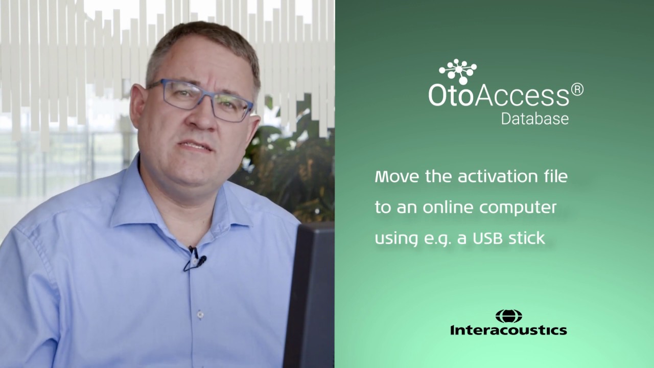 Offline Activation of OtoAccess® Database License