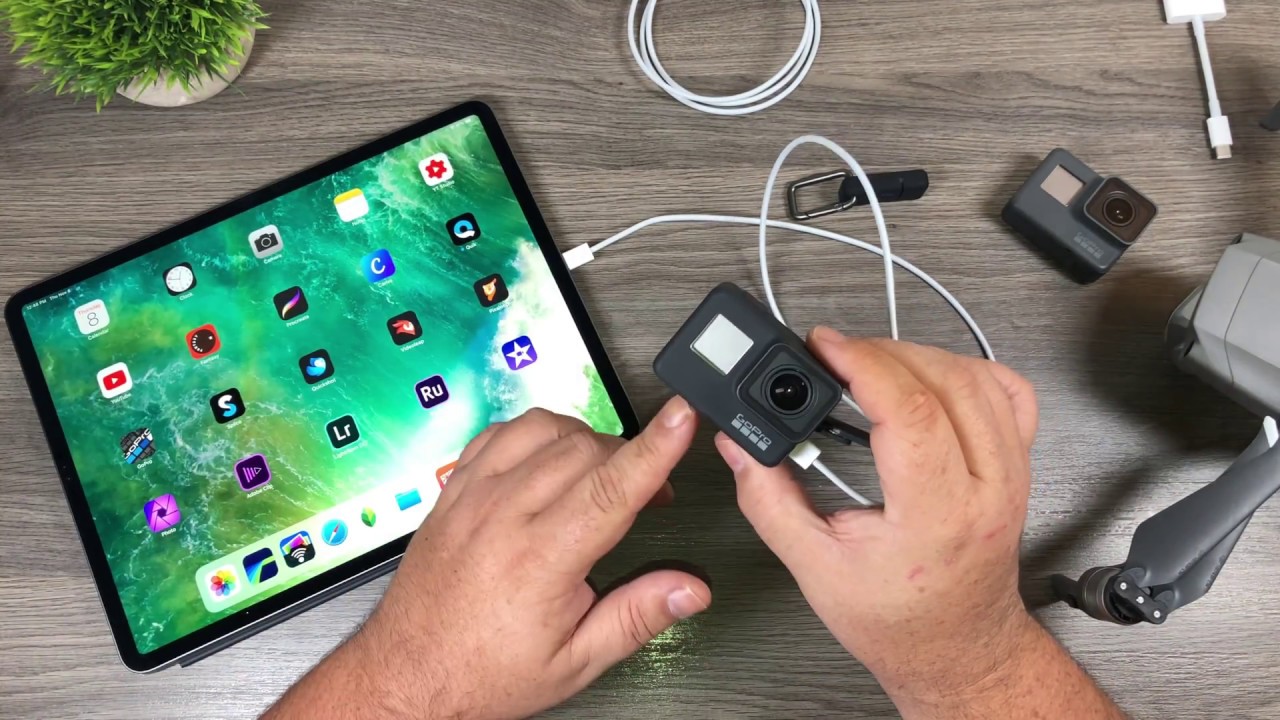 iPad Pro 2018 USB-C and GoPro / DJI Mavic 2 Compatibility