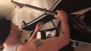 Video thumbnail for Unboxing Jackson Custom Shop Randy Rhoads RR1T Lightning Sky by Announce the Apocalypse (Official)