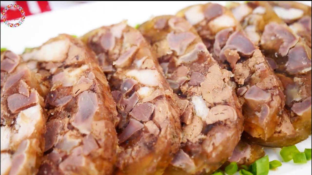 Улетная закуска за копейки! Зельц, сальтисон из куриных потрошков!