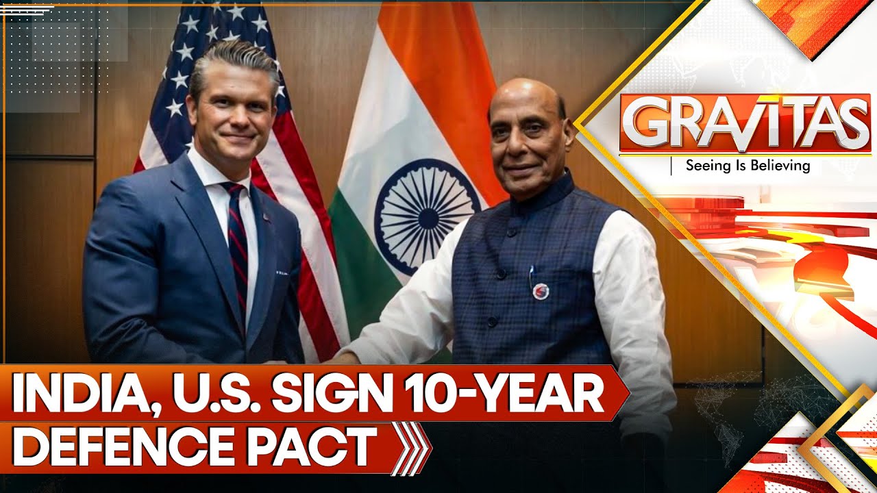 10-year Defence Pact With Us Strengthens India, Shocks Pakistan | GRAVITAS LIVE