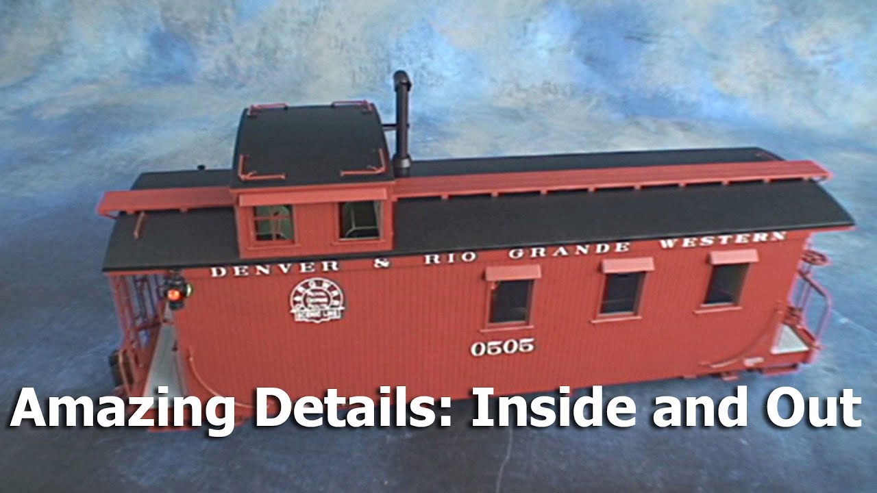 Garden Trains: UnBoxing - Bachmann Long Caboose - An Outside-In Look.