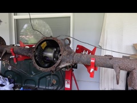 Oldsmobile Part 8 - Converting the 10 bolt rear end to Posi with new gears - Part 2