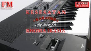 Download lagu KESESATAN - RHOMA IRAMA ( KARAOKE   LYRICS ) mp3